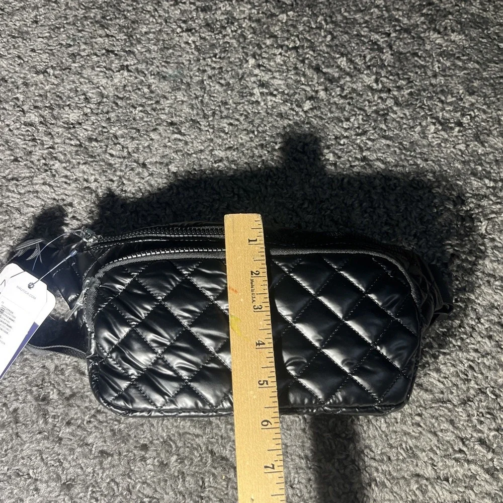 Nautica Bum Bag Quilted Black Crossbody Or A Belt Bag New‎